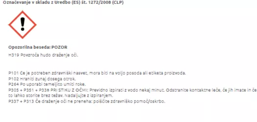 Varnostni list